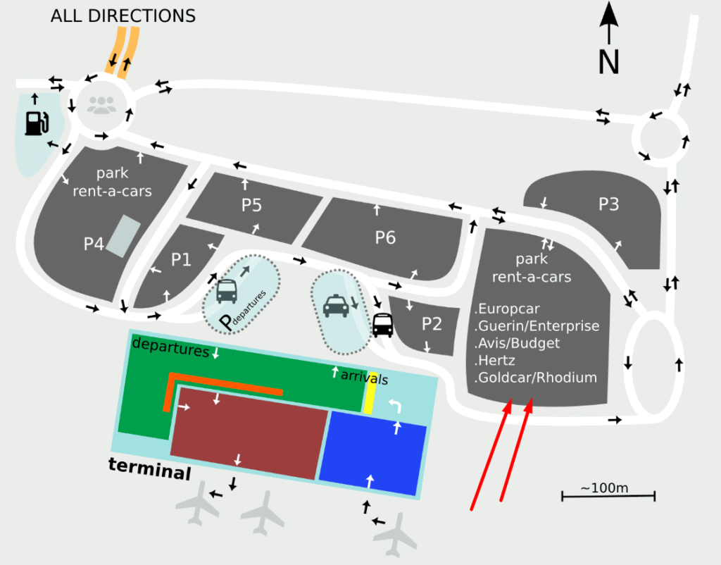 mapa-rentcar-zona-aeropuerto-faro-portugal